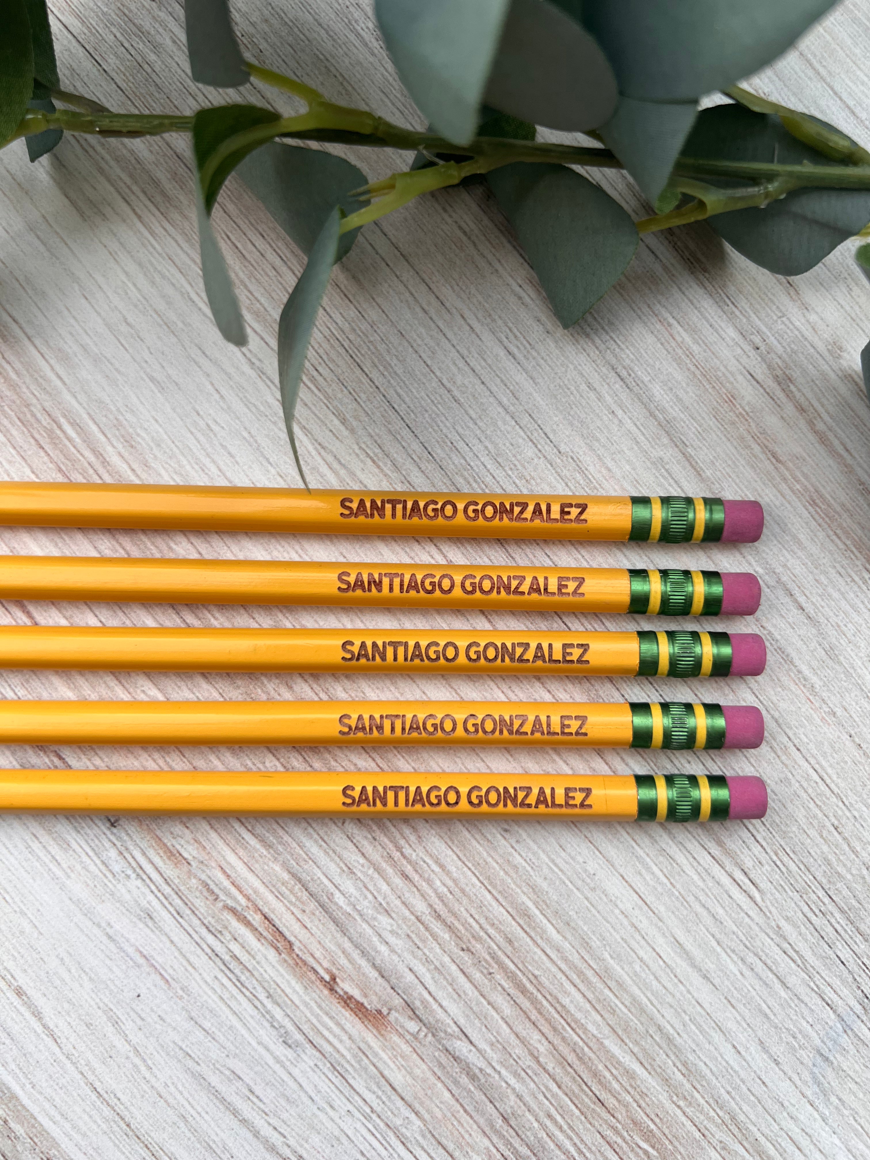 Engraved My First Ticonderoga Pencils - 5 pack