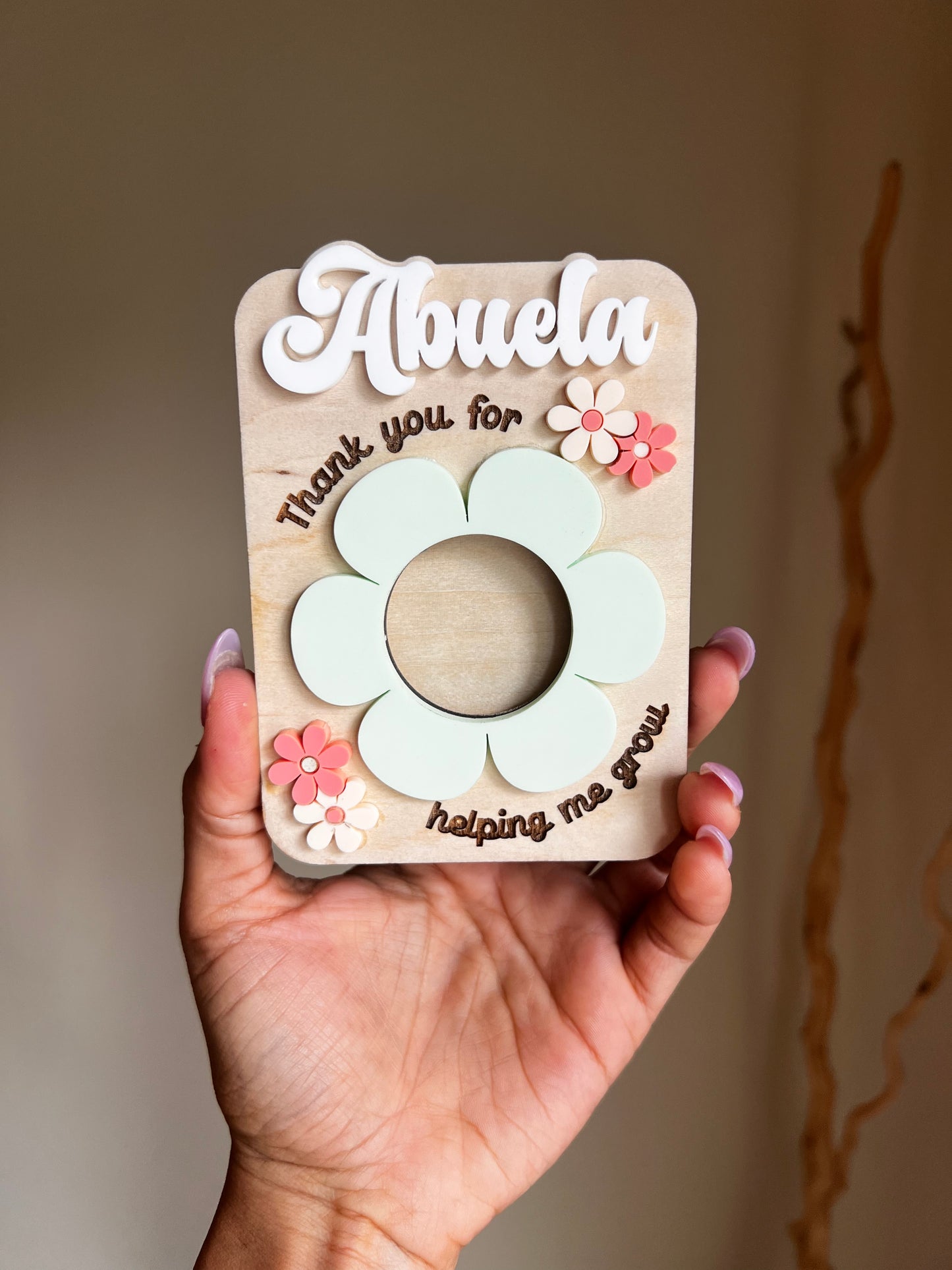 Mother’s Day Floral Magnet Picture Frame