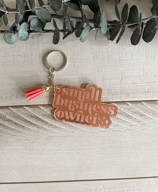 Small Business Owner Keychain
