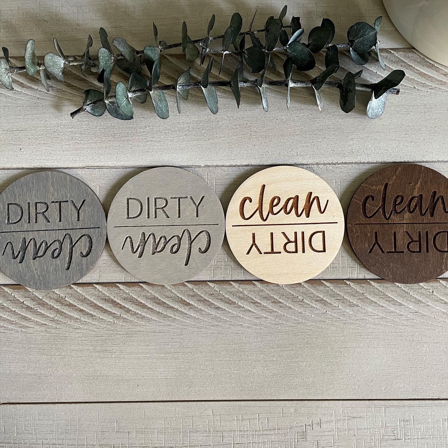 Dirty Clean Dishwasher Magnet,Dishwasher Magnet Clean Dirty Sign
