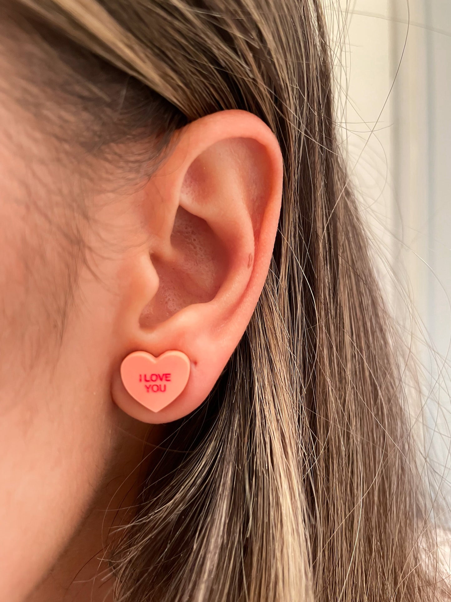 Heart Conversation Candy Earrings